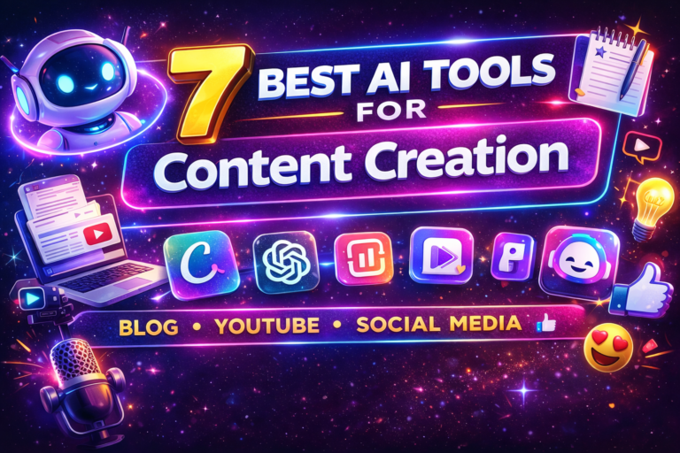 7 Best AI Tools for Content Creation (Blog