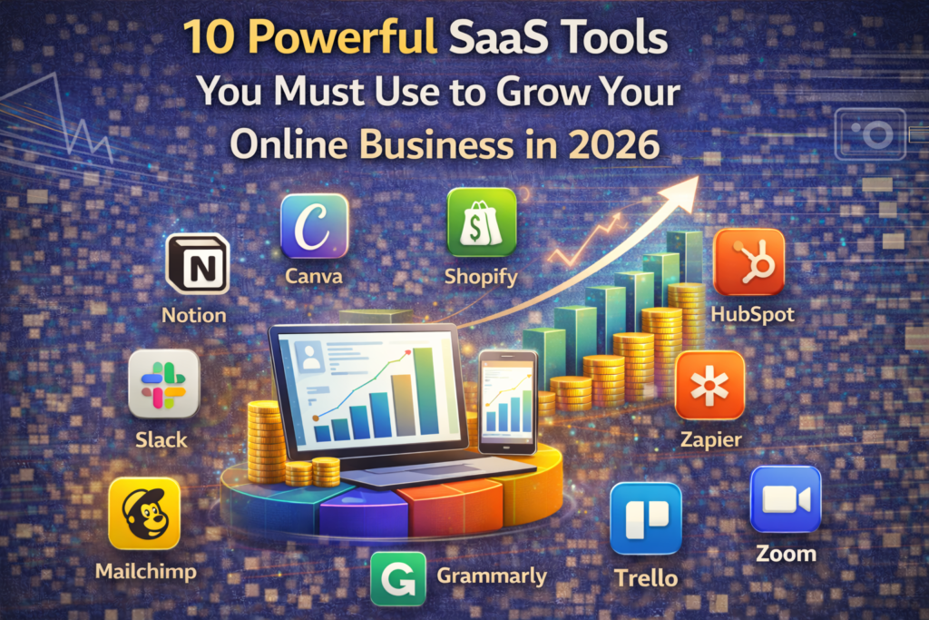 10 Powerful SaaS Tools You Must Use to Grow Your Online Business in 2026