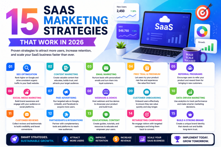 15 SaaS Marketing Strategies That Work in 2026