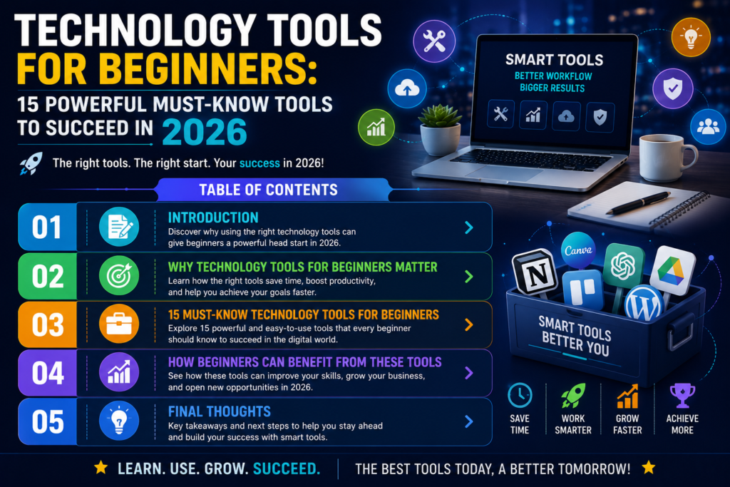 Technology Tools for Beginners: