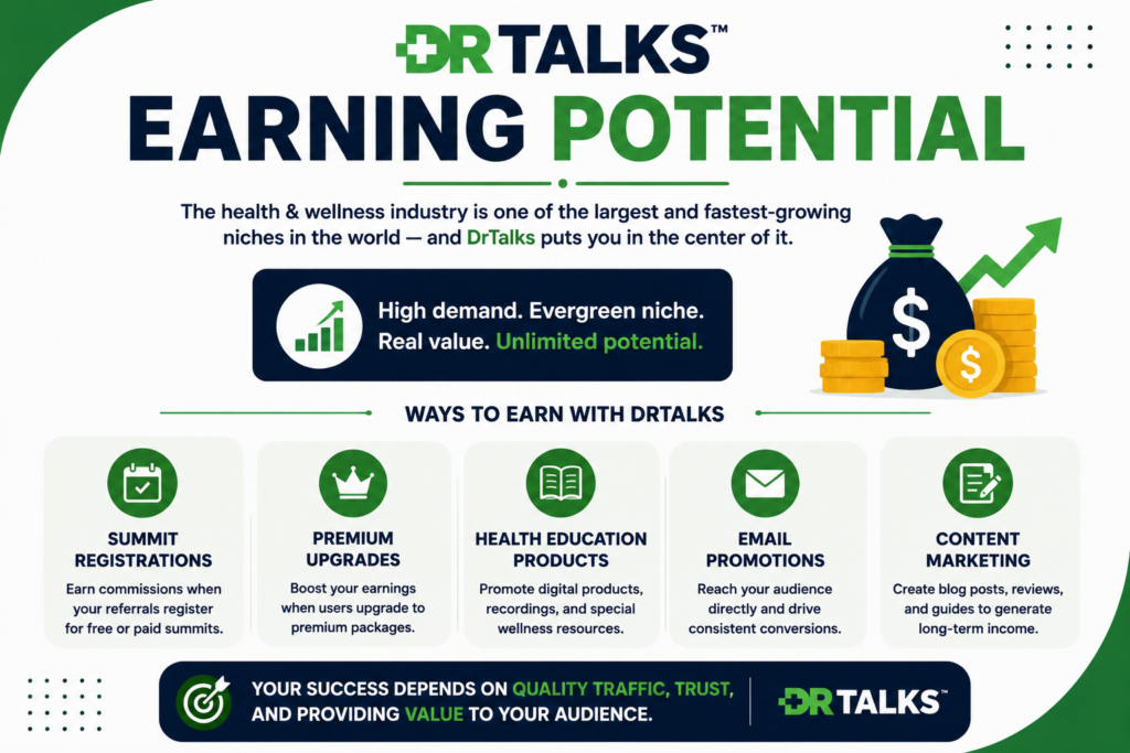DrTalks Review 2026: Is This Health & Wellness Affiliate Program Worth Promoting?