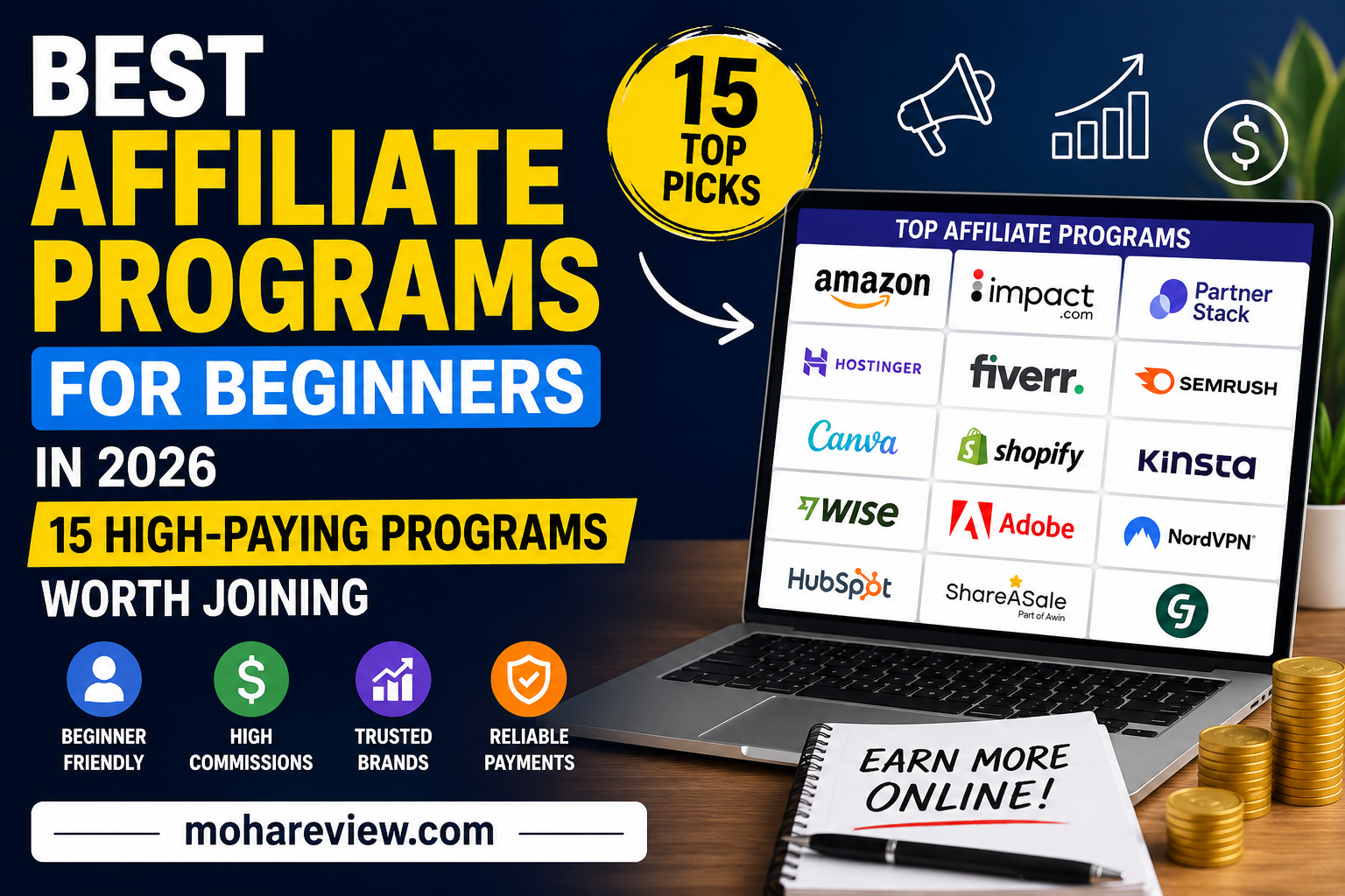 Best Affiliate Programs for Beginners