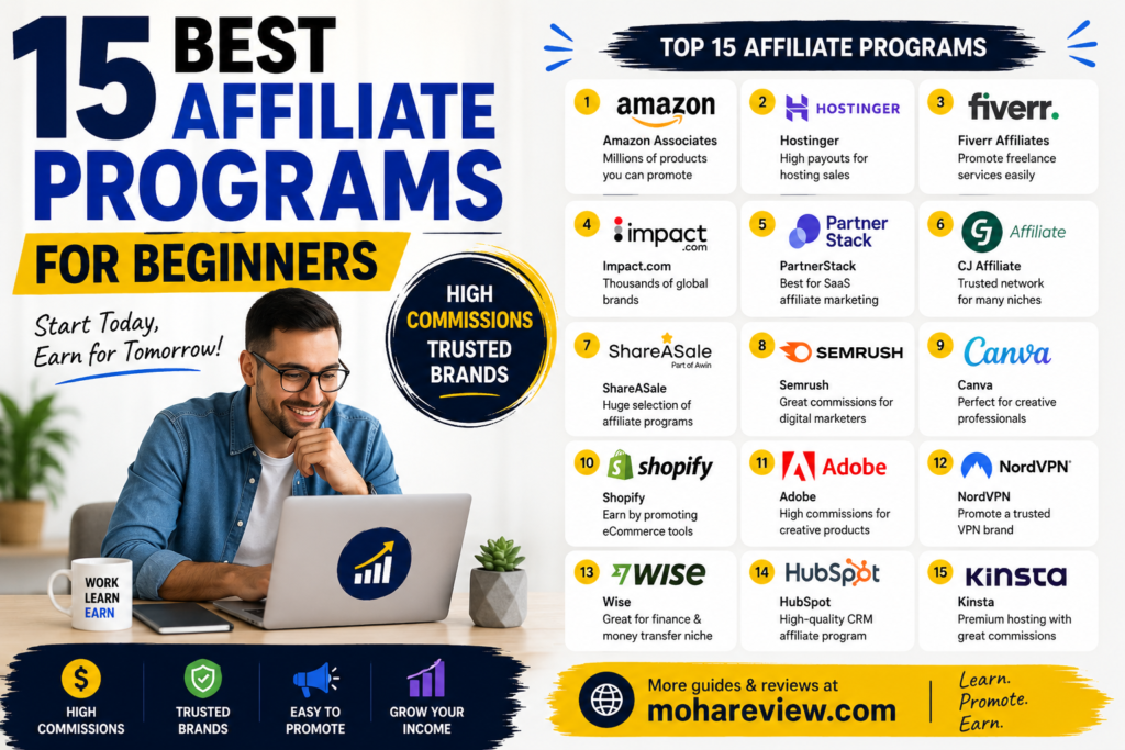 Best Affiliate Programs for Beginners