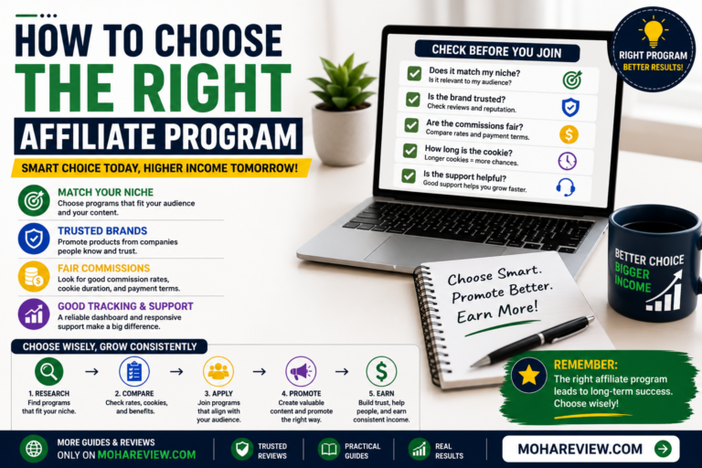 How to Choose the Right Affiliate Program
