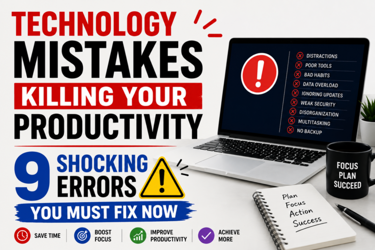 Technology Mistakes Killing Your Productivity
