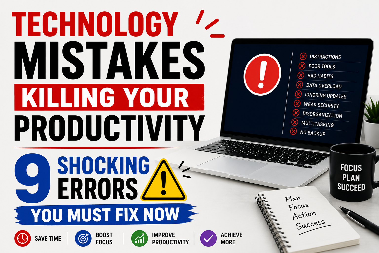 Technology Mistakes Killing Your Productivity