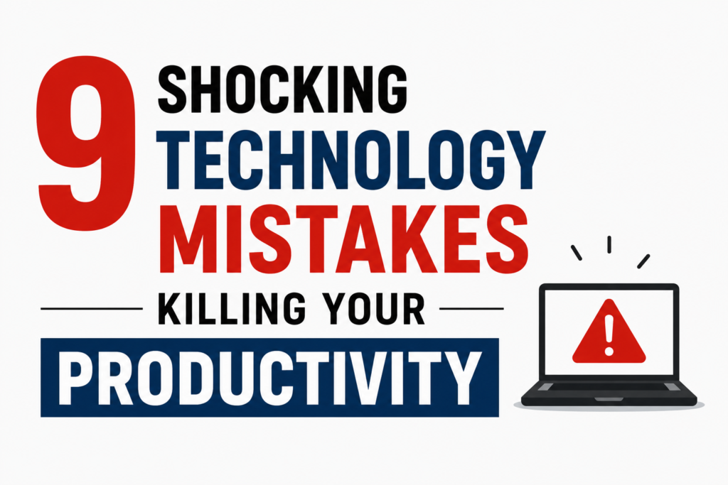Technology Mistakes Killing Your Productivity