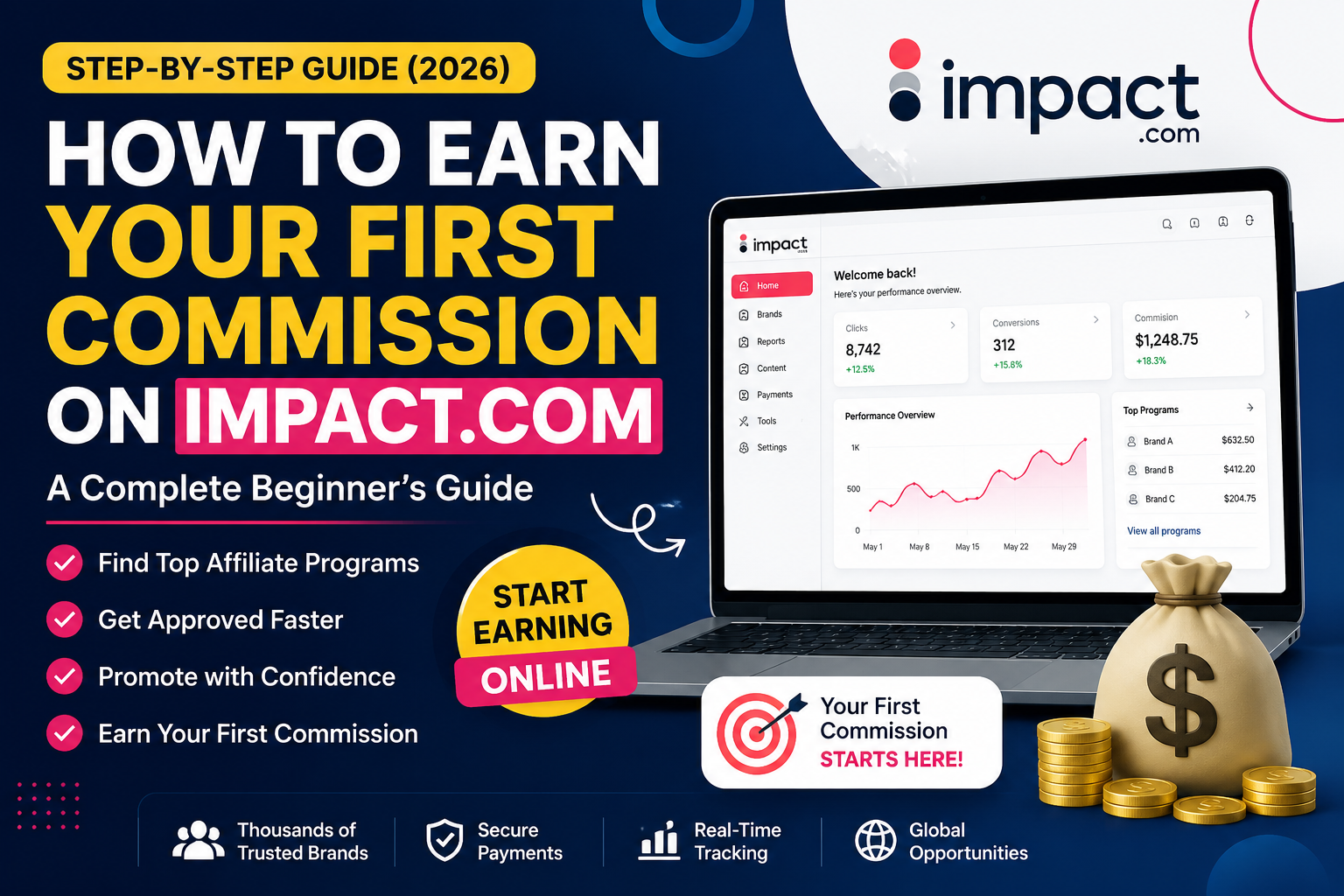 Earn Your First Commission on Impact.com