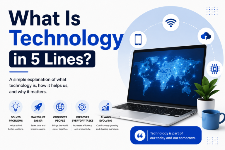 What is technology in 5 lines